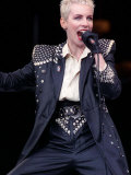 Annie Lennox of Eurythmics at Mandela Concert in Honour of Nelson Mandela's 70th Birthday  Jun 1988
