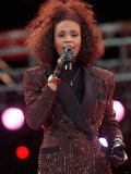 Whitney Houston Performing at Wembley Stadium in Honour of Nelson Mandela's 70th Birthday  Jun 1988
