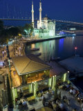 Bosphoros River Bridge and Ortakoy Camii Mosque  Ortakoy District  Istanbul  Turkey
