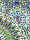 Tile Detail  Hassan II Mosque  Casablanca  Atlantic Coast  Morocco  North Africa