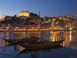Ponte de Dom Luis I and Port Carrying Barcos  Porto  Portugal