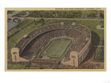 Columbus  Ohio - Ohio State University Stadium from Air
