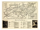 Great Smoky Mountains National Park - Panoramic Map