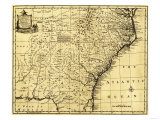 North and South Carolina & Georgia - Panoramic Map