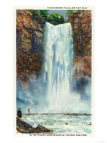 Ithaca  New York - View of Taughannock Falls from the Bottom