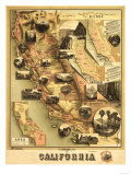 California - Panoramic Map