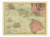 Hawaii - Panoramic State Map