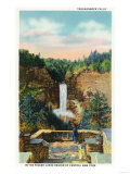 Ithaca  New York - View of Taughannock Falls No 2