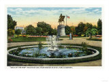 Boston  MA - Maid of the Mist Fountain  Washington Statue  Public Garden View