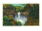 Ithaca  New York - View of Taughannock Falls  215 Feet High