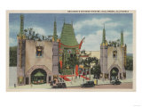 Hollywood  CA - View of Grauman's Chinese Theatre
