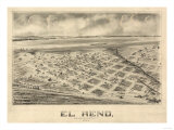 El Reno  Oklahoma - Panoramic Map