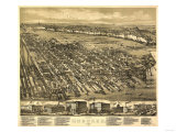 Hoboken  New Jersey - Panoramic Map