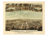 Berkeley Springs  West Virginia - Panoramic Map