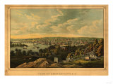 Georgetown  Washington DC - Panoramic Map