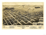 Great Bend  Kansas - Panoramic Map