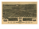 Kearney  Nebraska - Panoramic Map