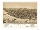 Bayfield  Wisconsin - Panoramic Map