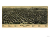 Bartlesville  Oklahoma - Panoramic Map