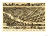 Columbus  Georgia - Panoramic Map