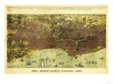 Chicago  Illinois - Panoramic Map No 1