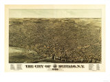 Buffalo  New York - Panoramic Map