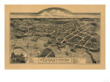Edgartown  Massachusetts - Panoramic Map