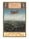 Dayton  Ohio - Wright Brothers Plane  1st Flight Promotional Poster