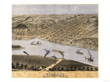 Hannibal  Missouri - Panoramic Map