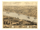 Jefferson City  Missouri - Panoramic Map