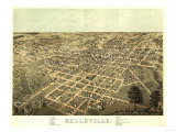 Belleville  Illinois - Panoramic Map