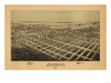 Aurora  Missouri - Panoramic Map