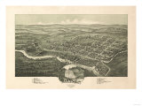 Davis  West Virginia - Panoramic Map
