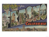 Fresno  California - Large Letter Scenes