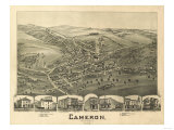Cameron  West Virginia - Panoramic Map