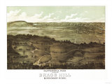 Chattanooga  Tennessee - Panoramic Map