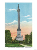 Queenston  Canada - View of Brock's Monument