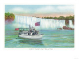 Niagara Falls  Canada - View of Maid of the Mist Boat