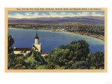 Palo Verde Hills  California - View of Redondo & Hermosa Beaches