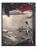 Lake Tahoe  California - Wooden Boat Poster