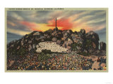 Riverside  California - Easter Sunrise Service on Mt Rubidoux