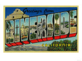 Riverside  California - Large Letter Scenes