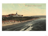 Redondo  California - View of Beach & the Hotel Redondo