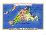 Martha's Vineyard Island  Massachusetts - Detailed Map of the Island