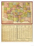 Oklahoma - Panoramic Map