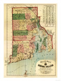 Rhode Island - Panoramic Map