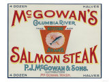 McGowan  Washington - Keystone Salmon Case Label