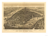New York City  New York - Panoramic Map
