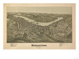 Morgantown  West Virginia - Panoramic Map