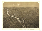 Niles  Michigan - Panoramic Map